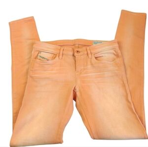 Diesel Orange Skinny Jeans